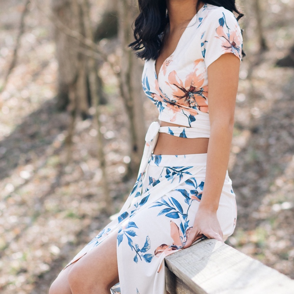 floral two piece